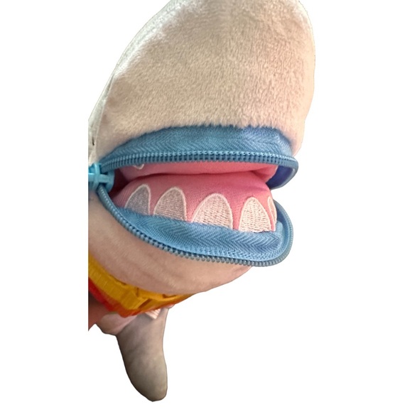 BUCKLE TOY Plush Bruce Shark Blue Montessori Learning Life Skills Stuffed Animal - Picture 4 of 7